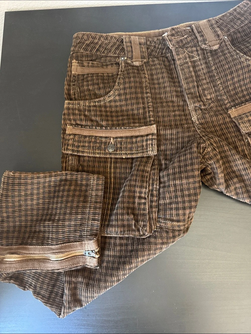 Free People | We The Free | Brown London is Calling Slouchy Cargo Pants | 24
